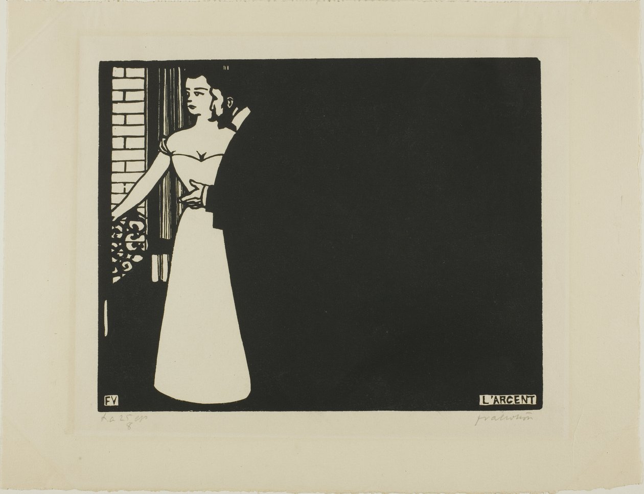Money, plate five from Intimacies by Felix Edouard Vallotton