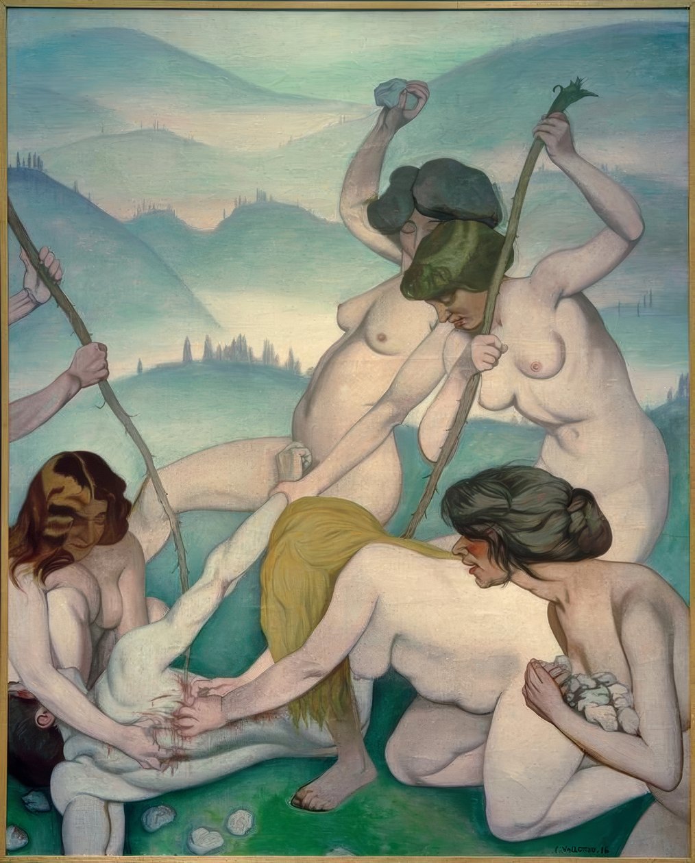 Orpheus Flayed by Felix Edouard Vallotton