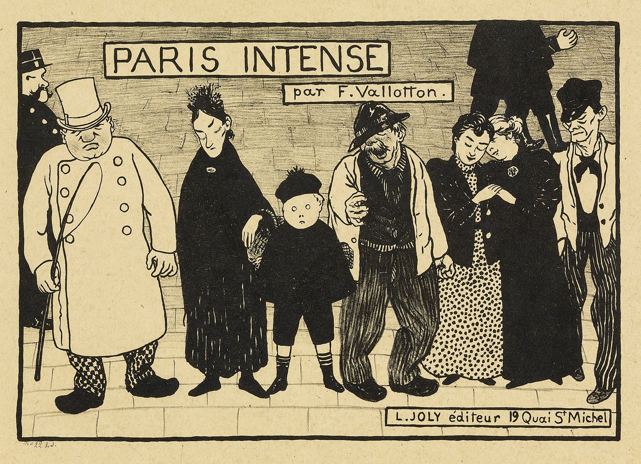 Paris Intense, 1893-94 by Felix Edouard Vallotton