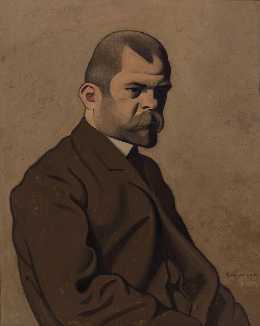 Portrait of Ambroise Vollard 1865-1939 (1902) by Felix Edouard Vallotton