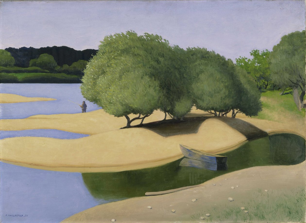 Sandbanks on the Loire by Felix Edouard Vallotton