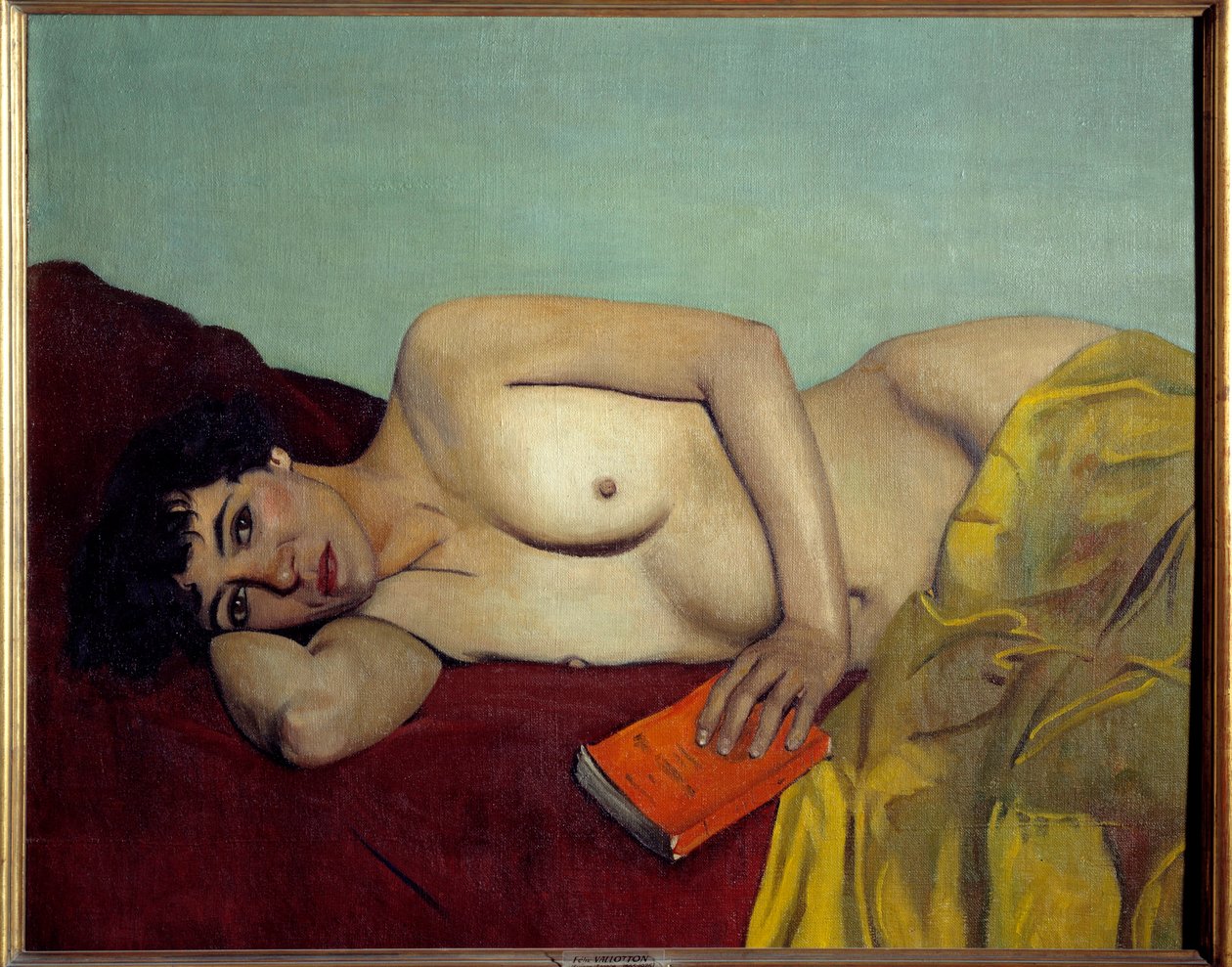 The Abandoned Reading by Felix Edouard Vallotton