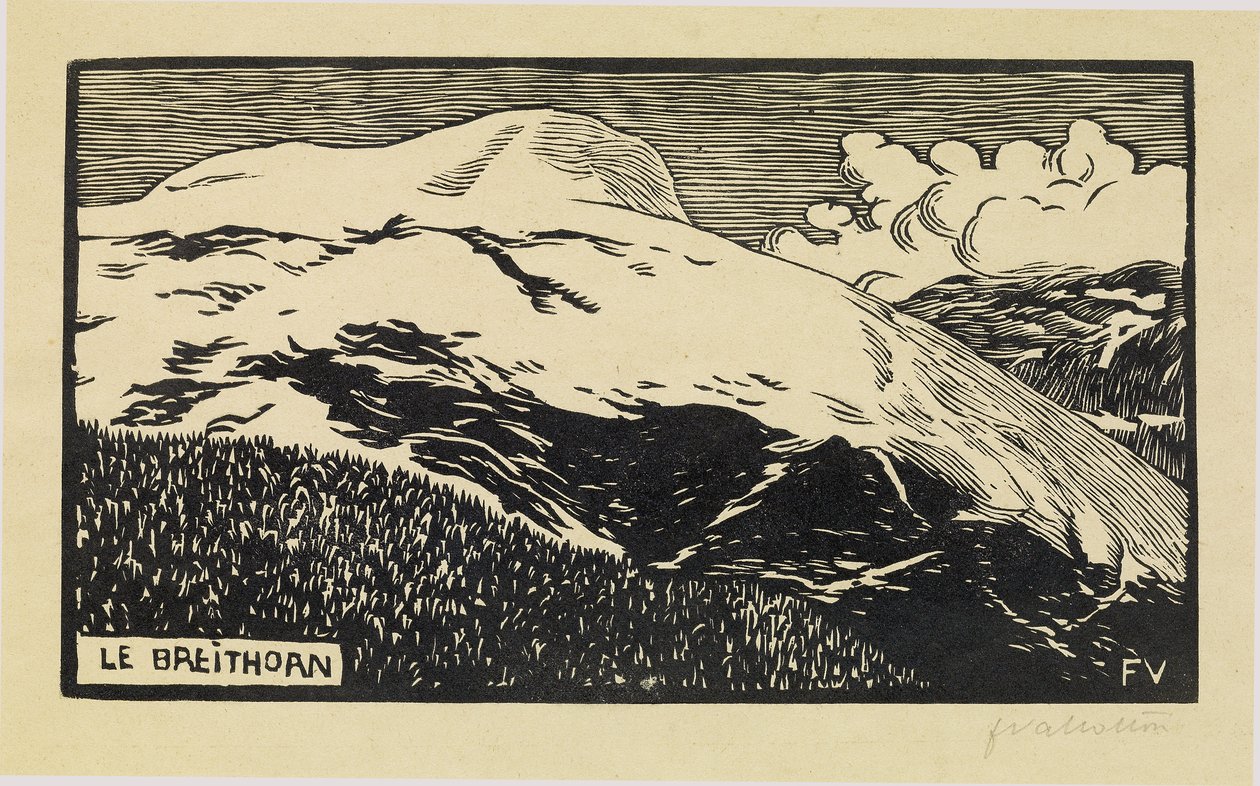 The Breithorn by Felix Edouard Vallotton