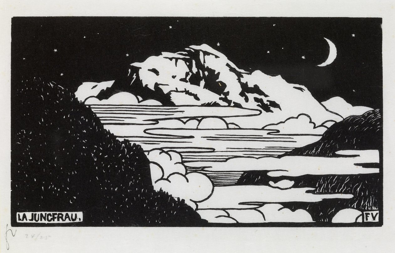 The Jungfrau, 1892 by Felix Edouard Vallotton