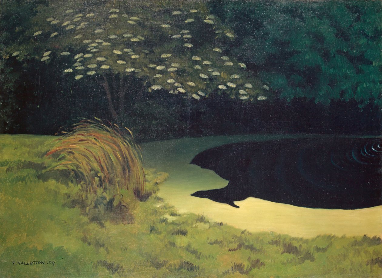 The Pond by Felix Edouard Vallotton