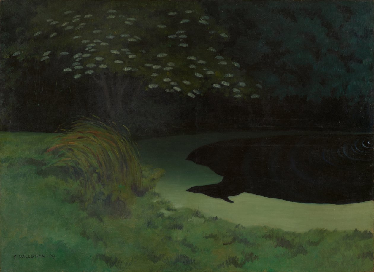 The Pond Honfleur by Felix Edouard Vallotton