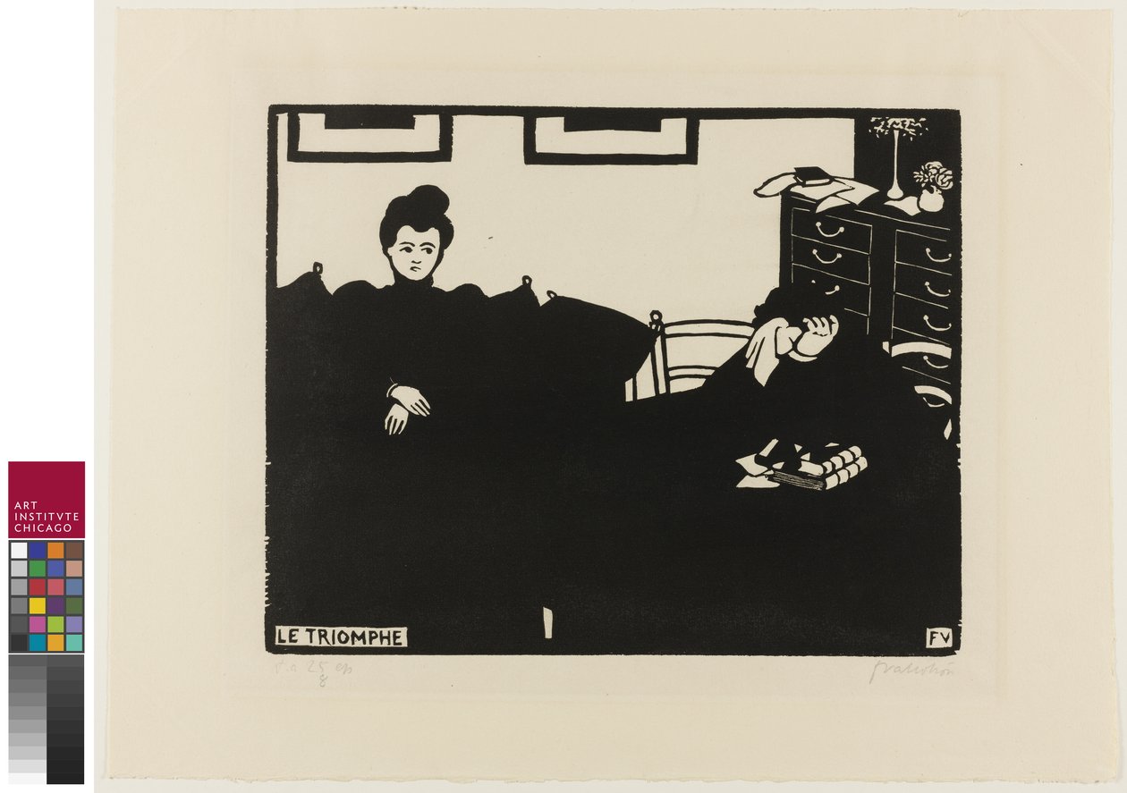 The Triumph, Plate Two from Intimacies by Felix Edouard Vallotton