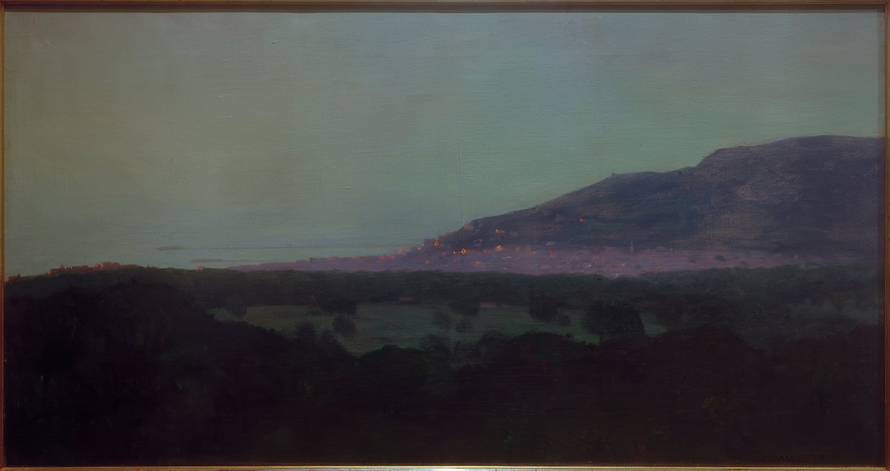 Trouville in the Evening by Felix Edouard Vallotton