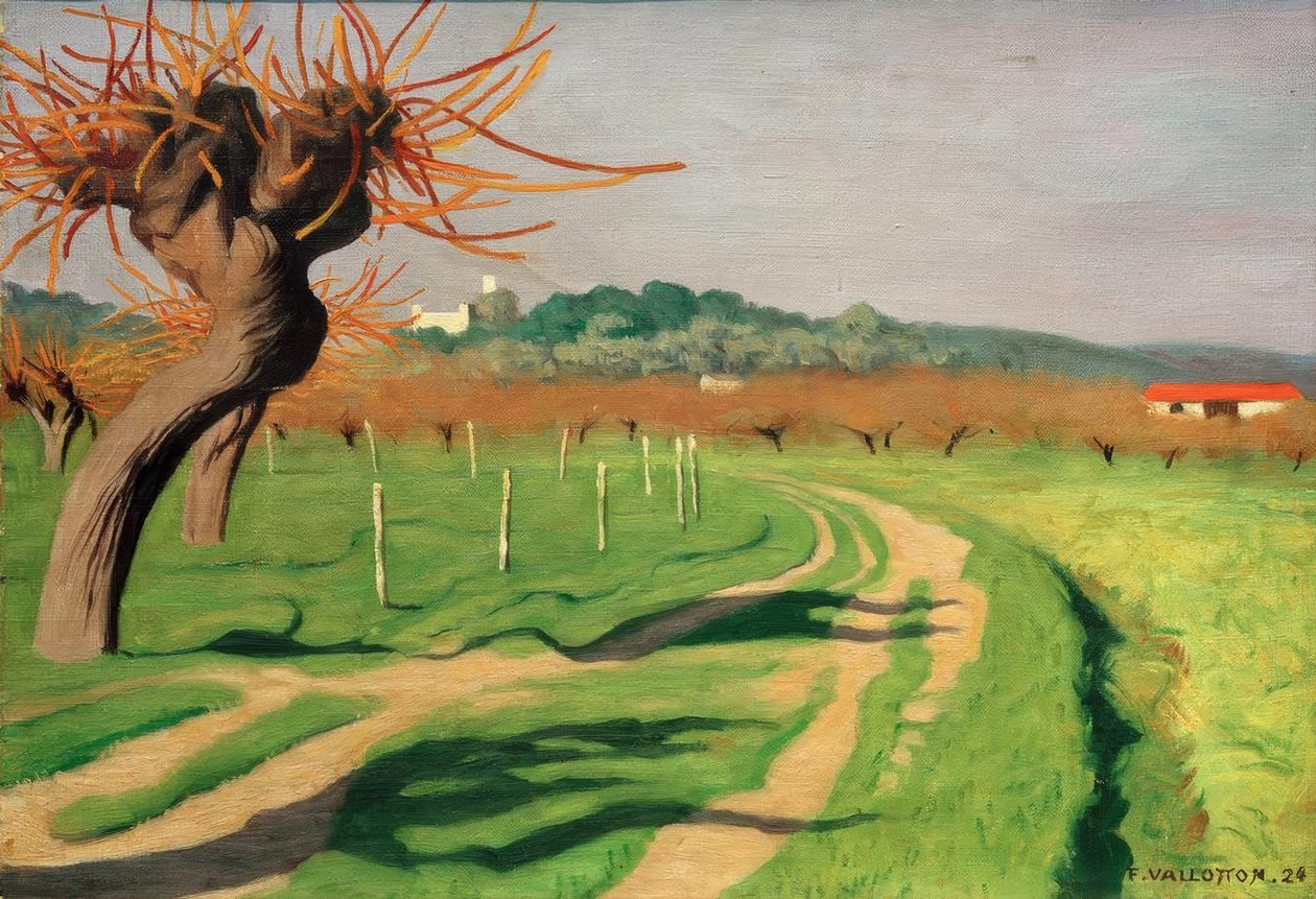 Valley of the Cagne by Felix Edouard Vallotton