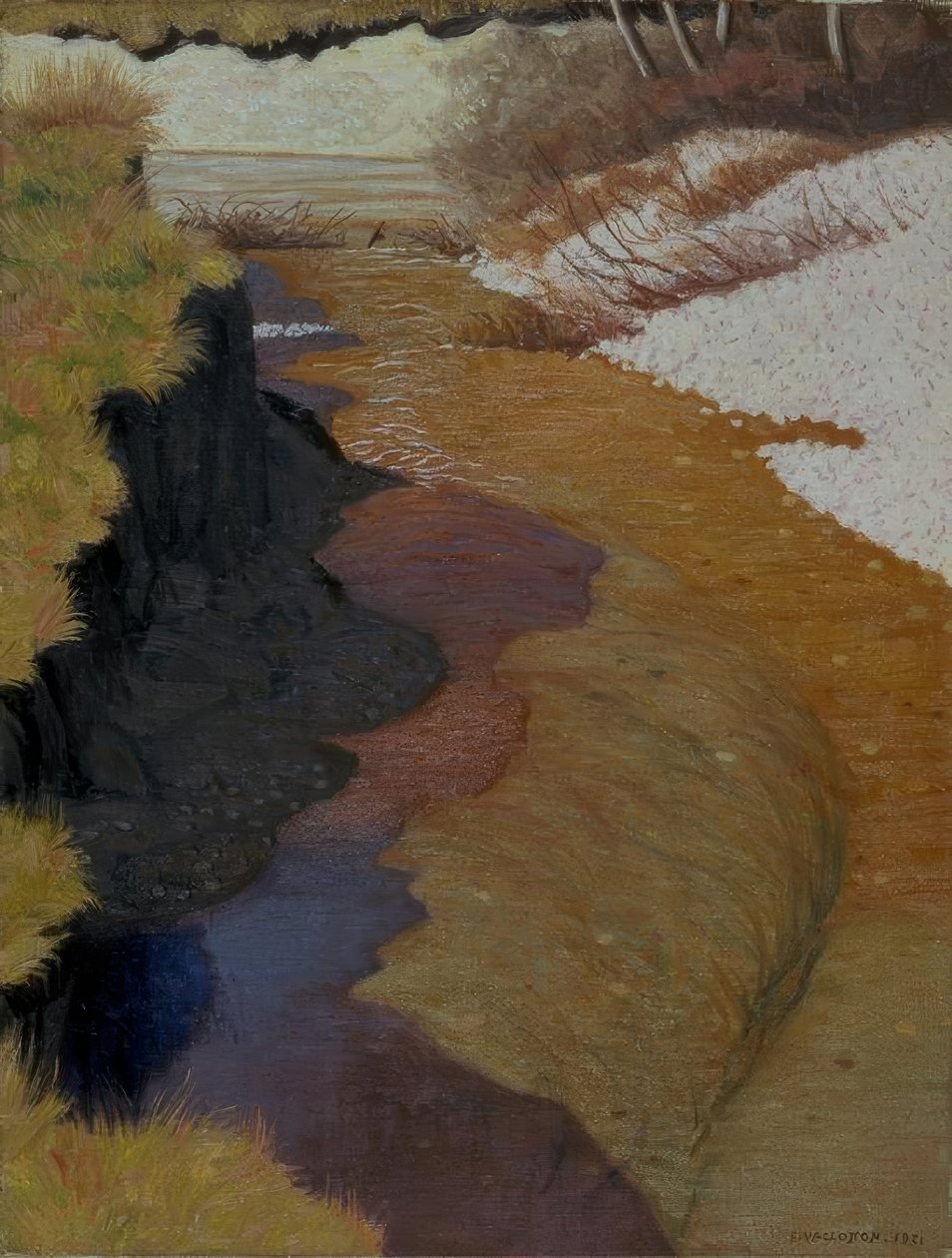 View of Cagne by Felix Edouard Vallotton