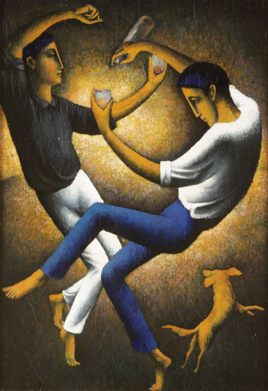 Les Deux Basques, c.1912 by Felix Elie Tobeen