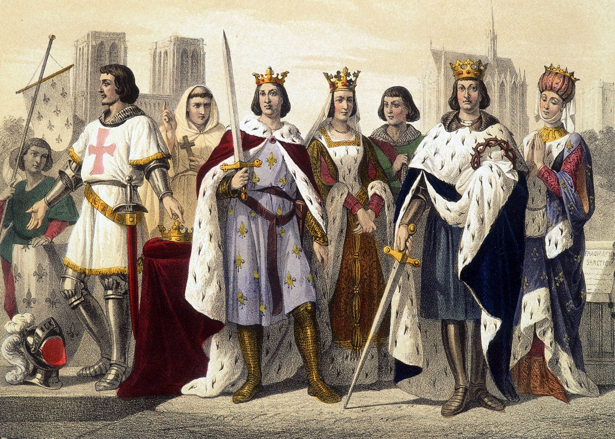 La Monarchie francaise en print, drawing by Monsieur Fossey by Felix Fossey