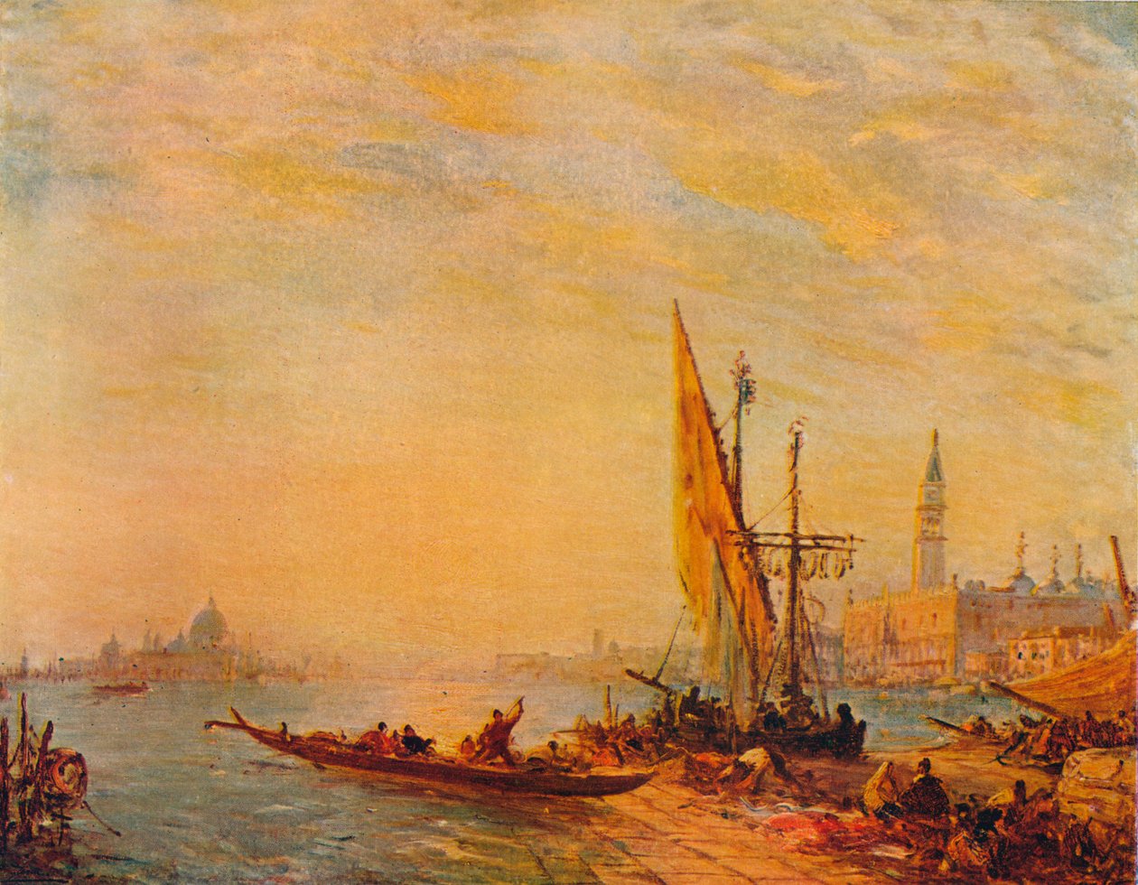 Entrance to the Grand Canal, Venice by Félix Ziem