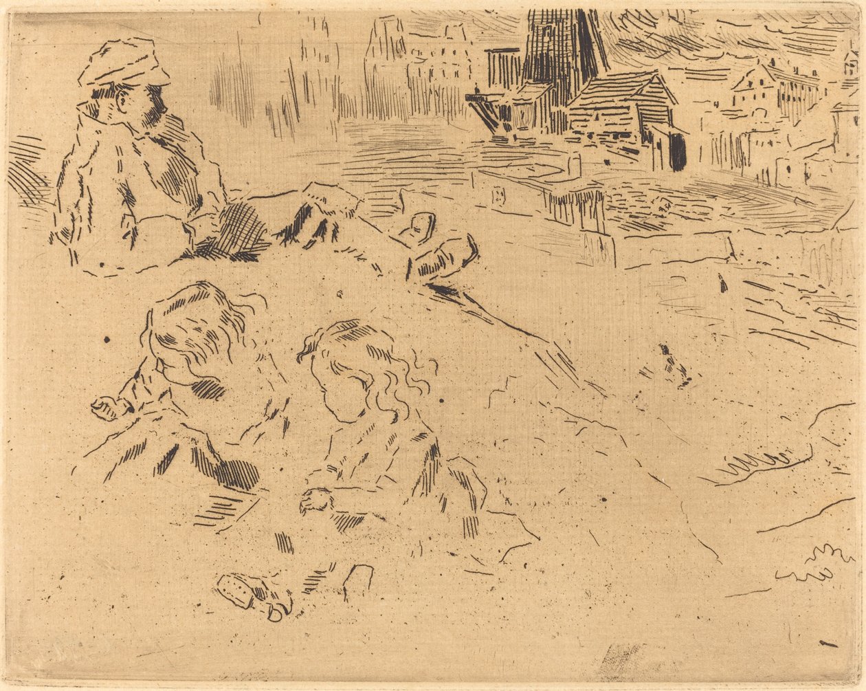 Sketches of Children by Felix Hilaire Buhot