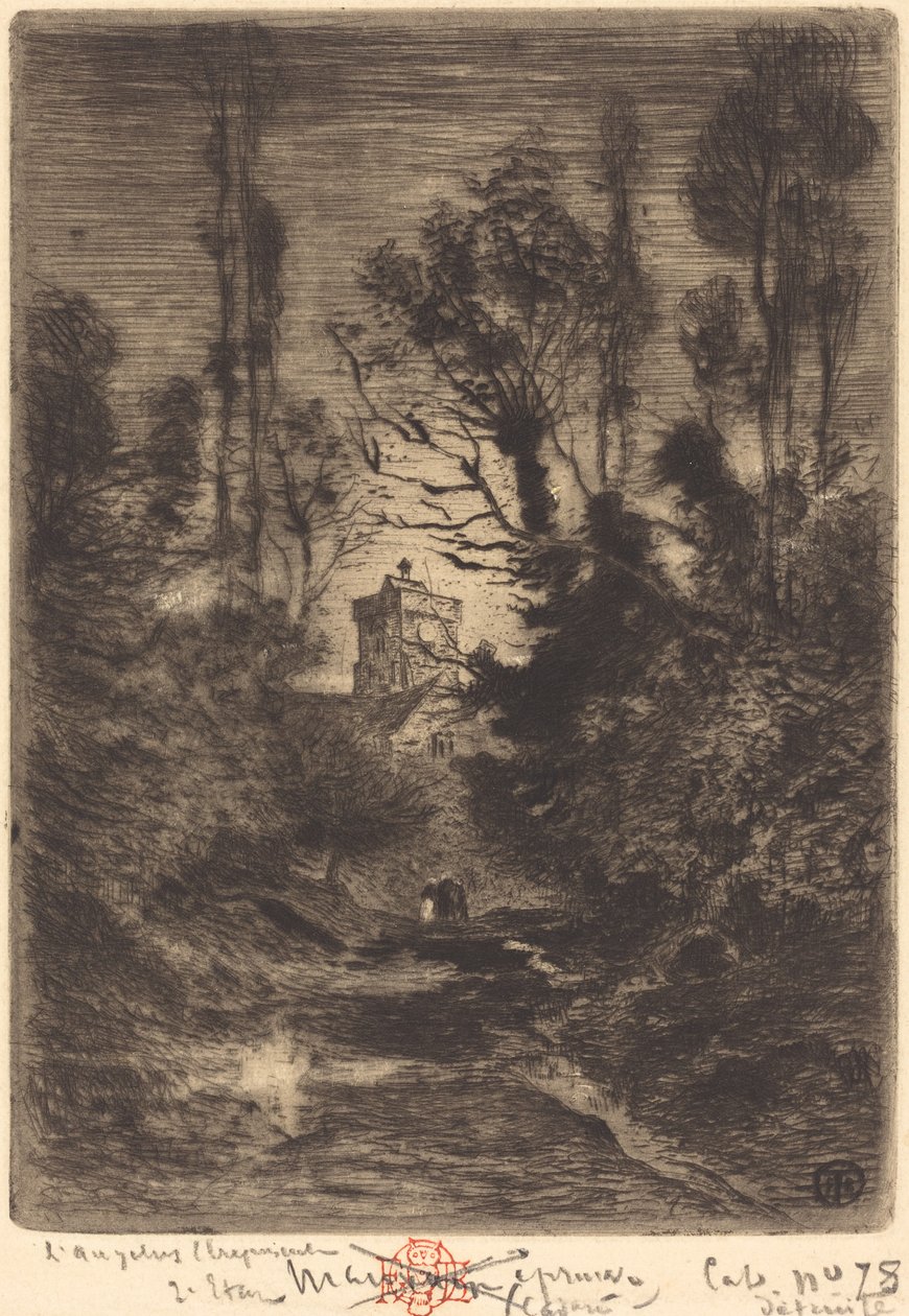 La Ronde de nuit by Felix Hilaire Buhot
