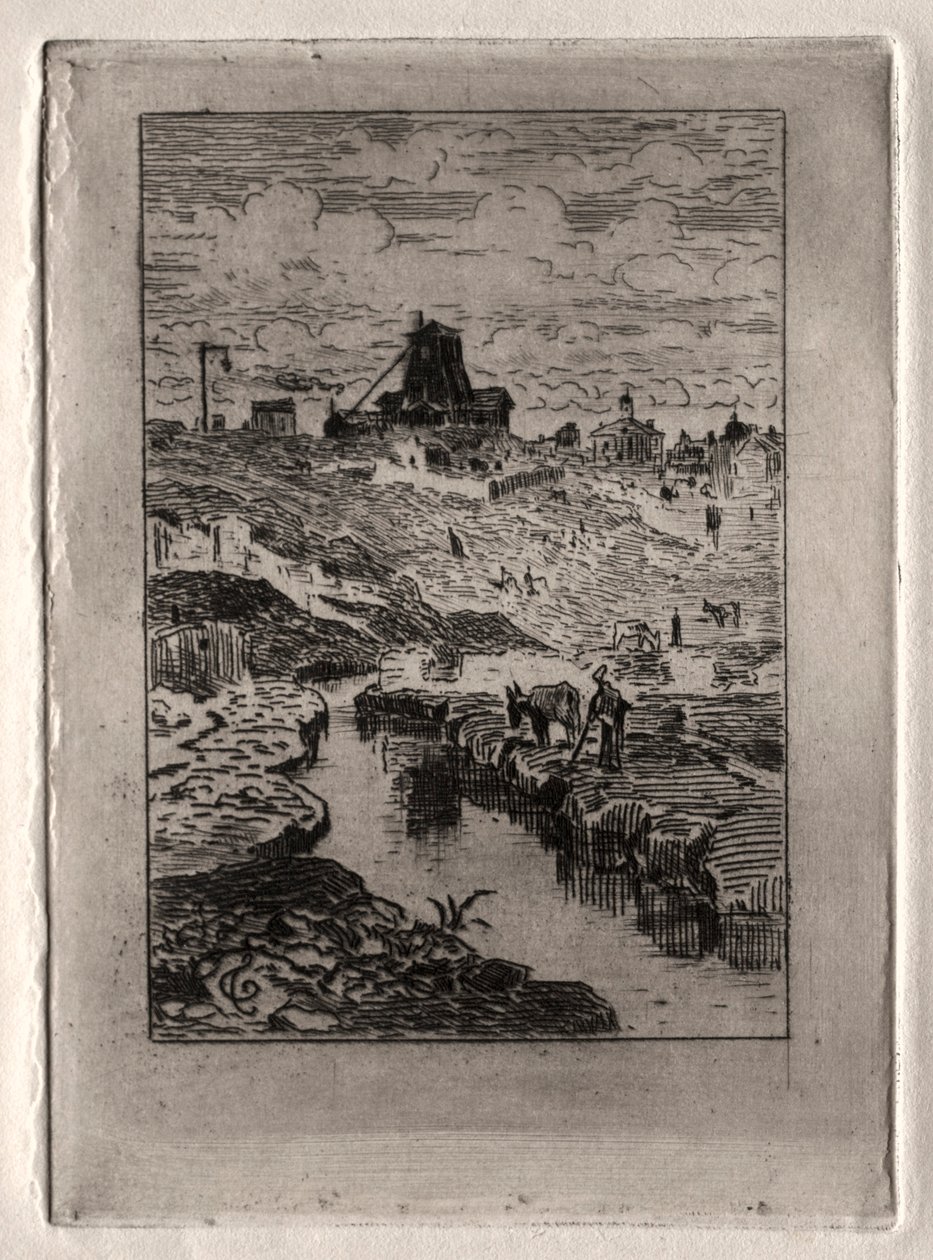 The Well at the Hill of Cailles by Felix Hilaire Buhot
