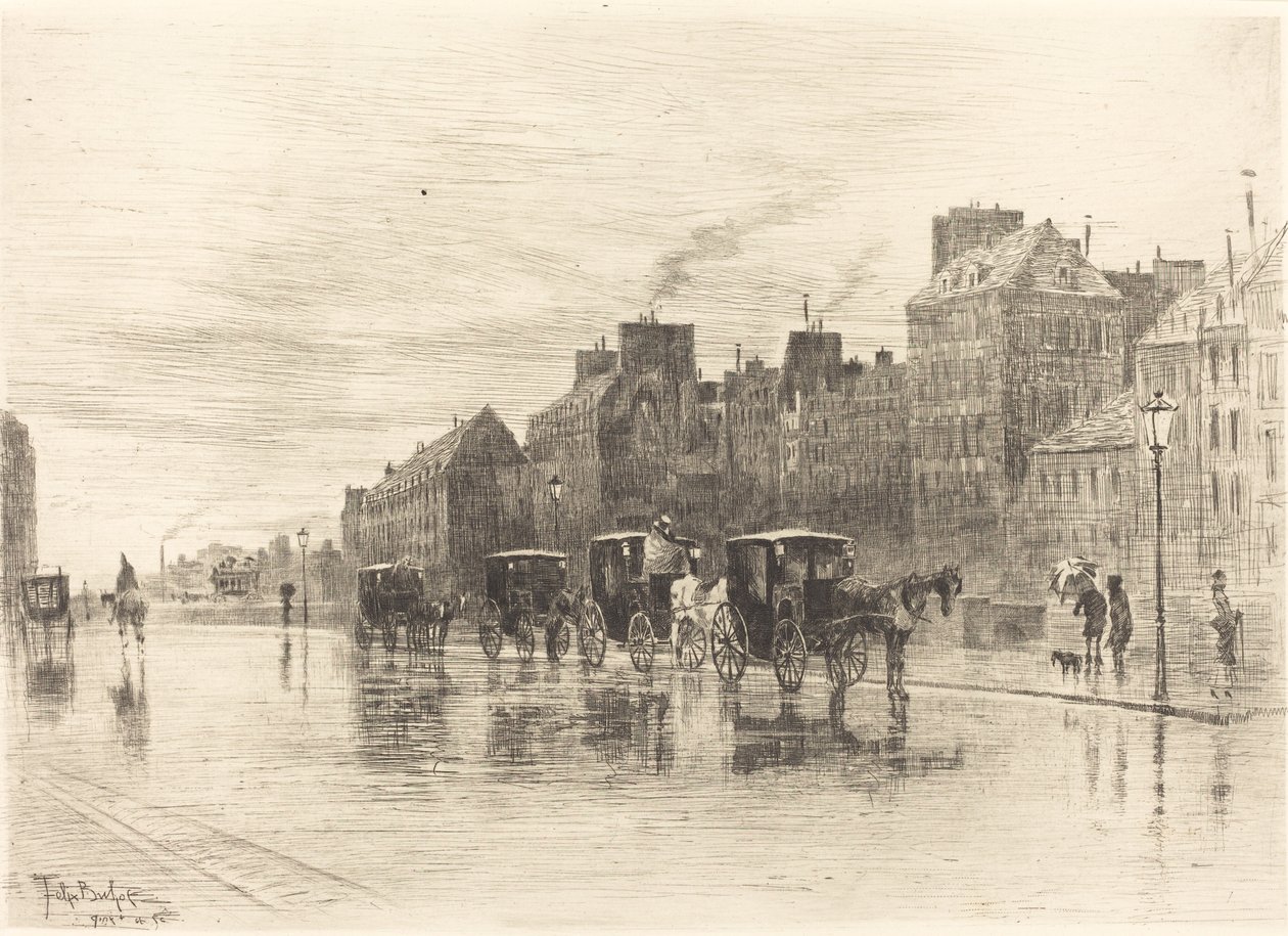 Winter Morning on the Quai de l
