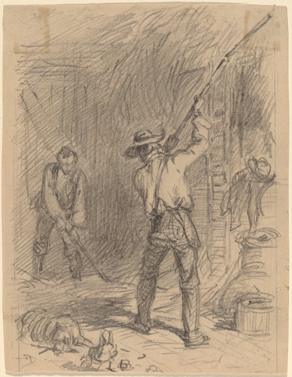 Man Flailing by Felix Octavius Carr Darley