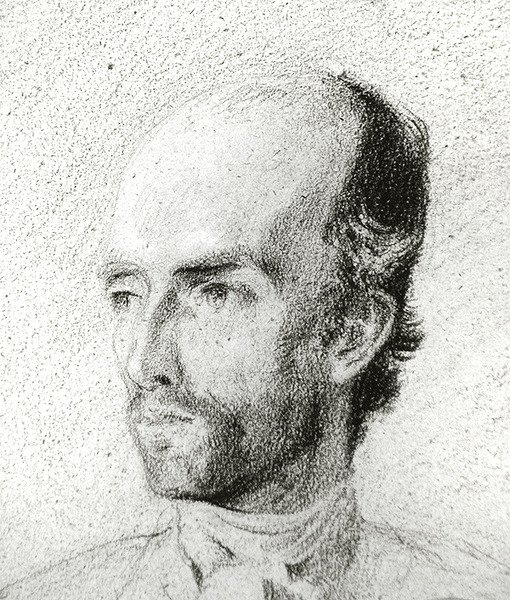Portrait of a Man, c.1845 by Félix Ziem
