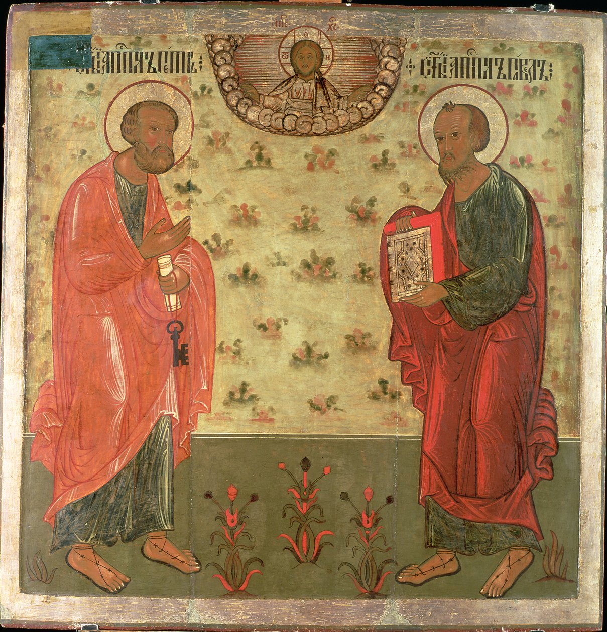 Apostles Peter and Paul, 1708 by Feoktist Klimentov