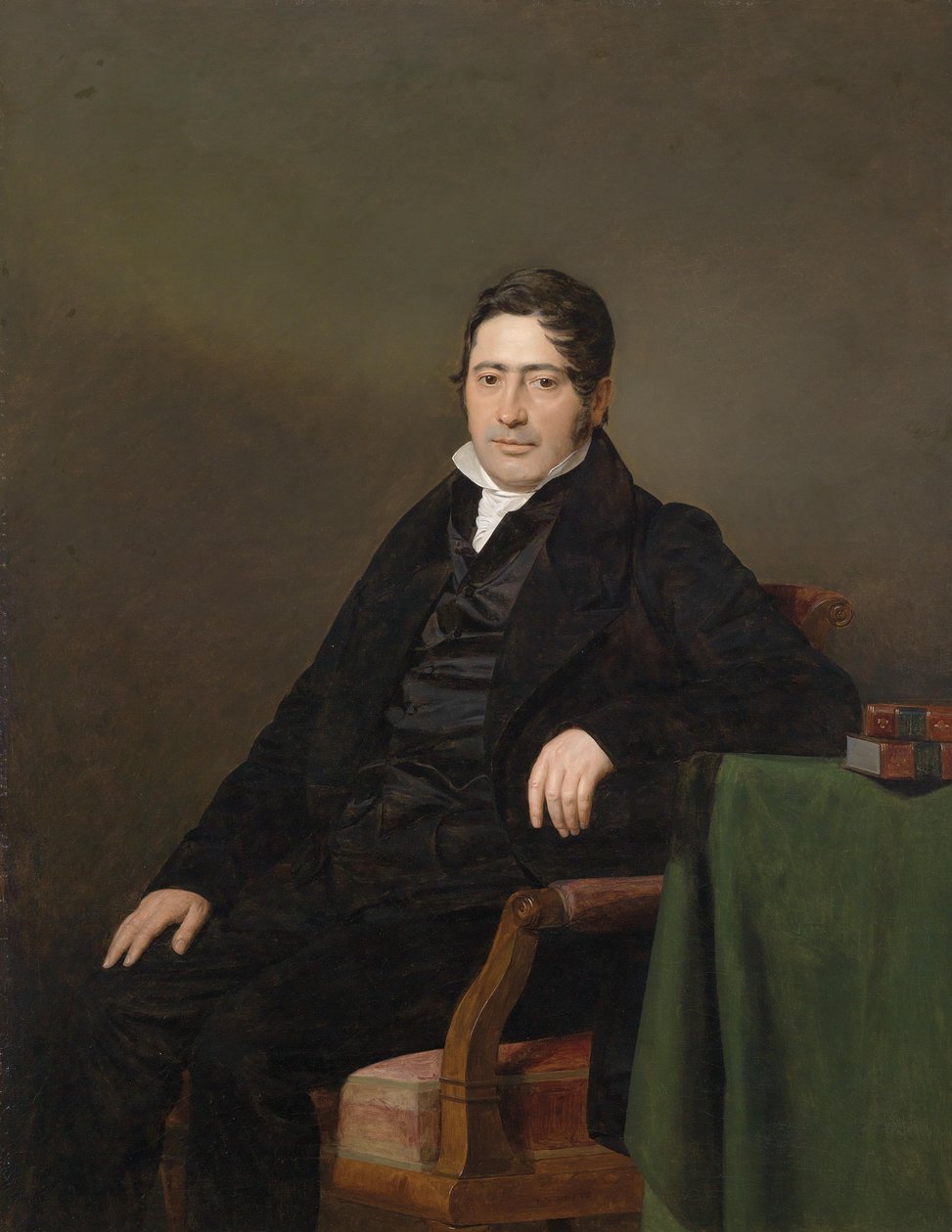 Portrait of University Professor Dr. med. Sigmund Caspar Fischer (1793-1860) by Ferdinand Georg Waldmuller