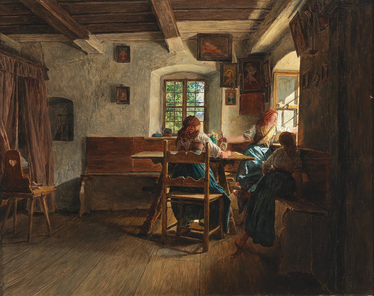 The Farewell by Ferdinand Georg Waldmuller