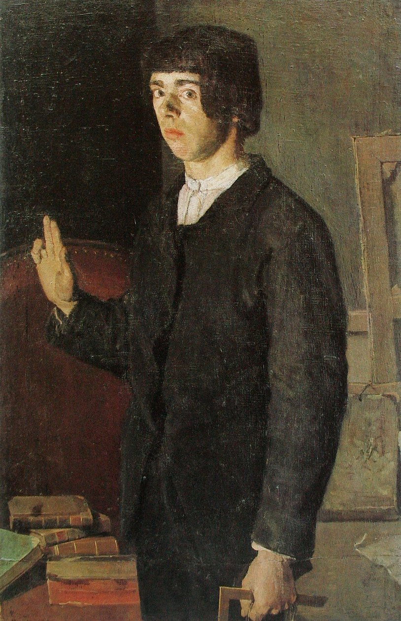 The Student, Self-Portrait by Ferdinand Hodler