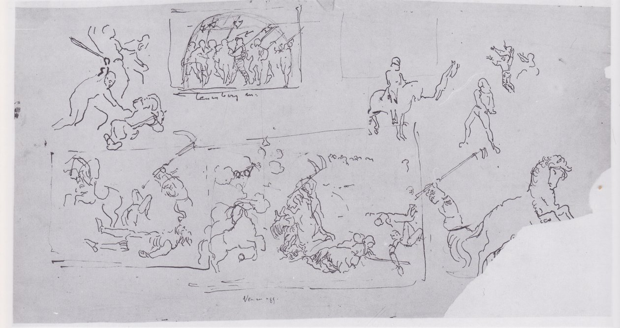 Battle Scenes by Ferdinand Hodler