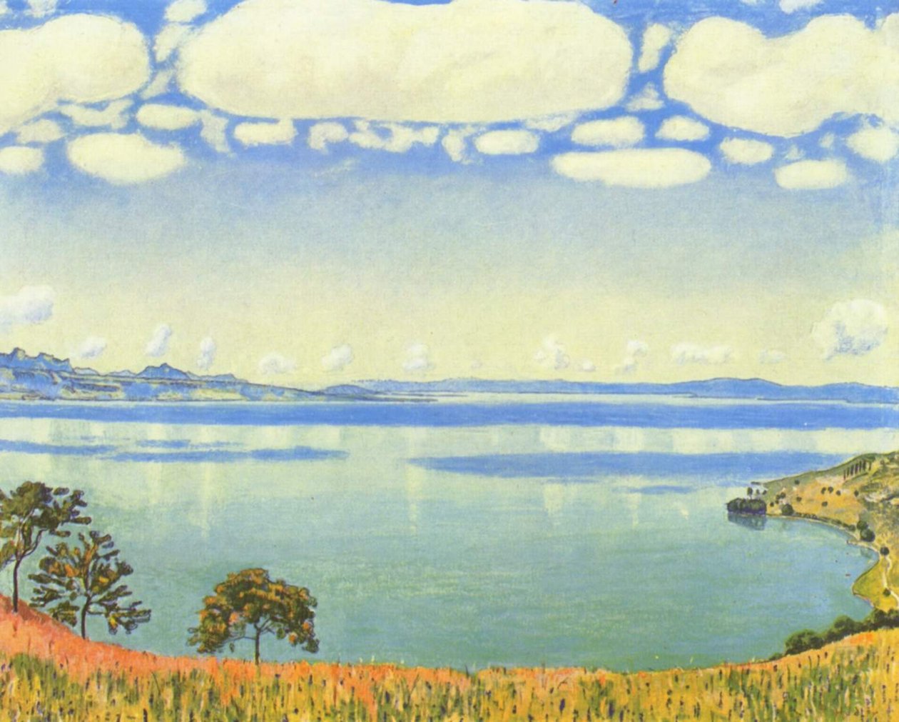 Lake Geneva from Chexbres by Ferdinand Hodler