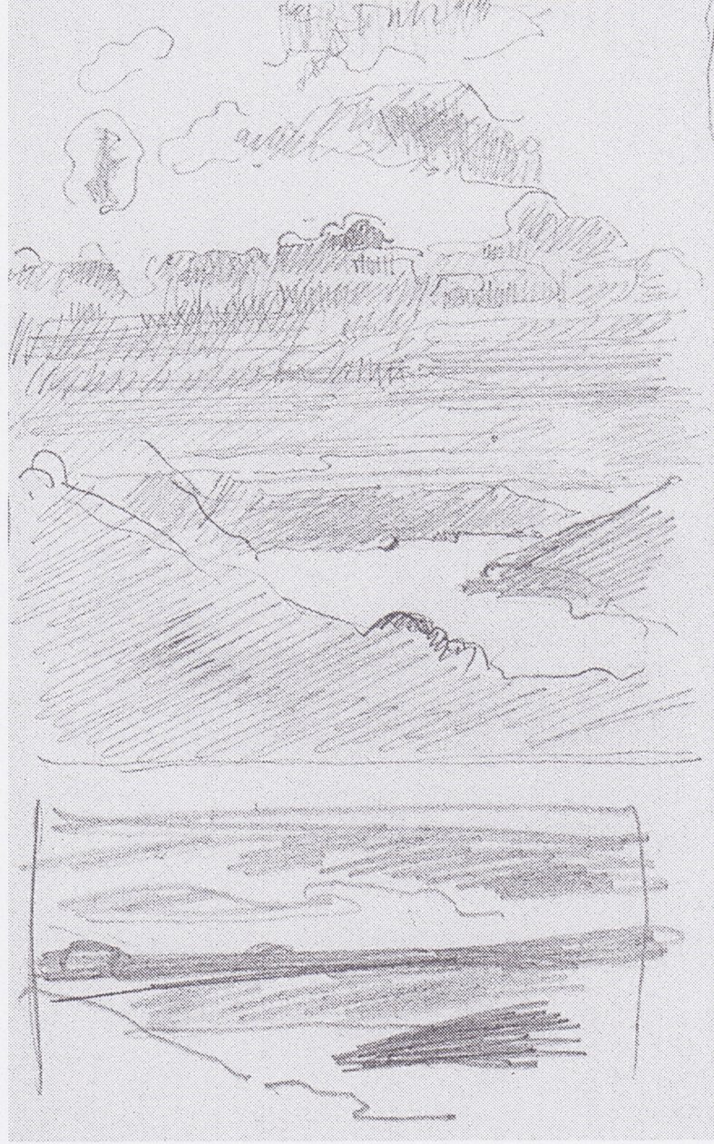 Lake Thun from the Path to Schynige Platte by Ferdinand Hodler