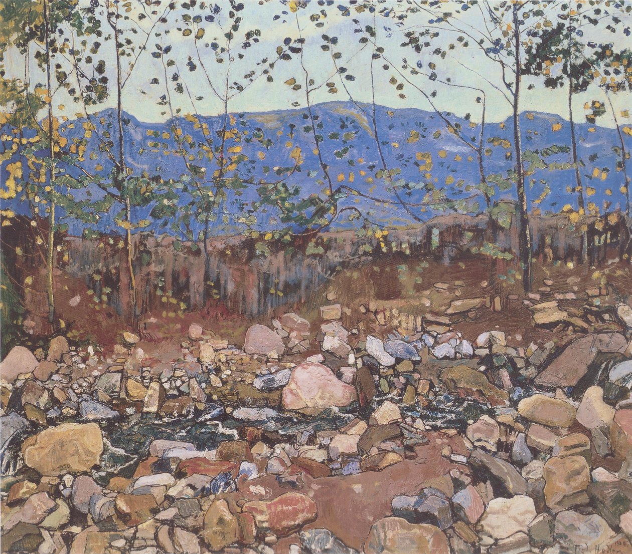 Forest Stream near Leissigen by Ferdinand Hodler