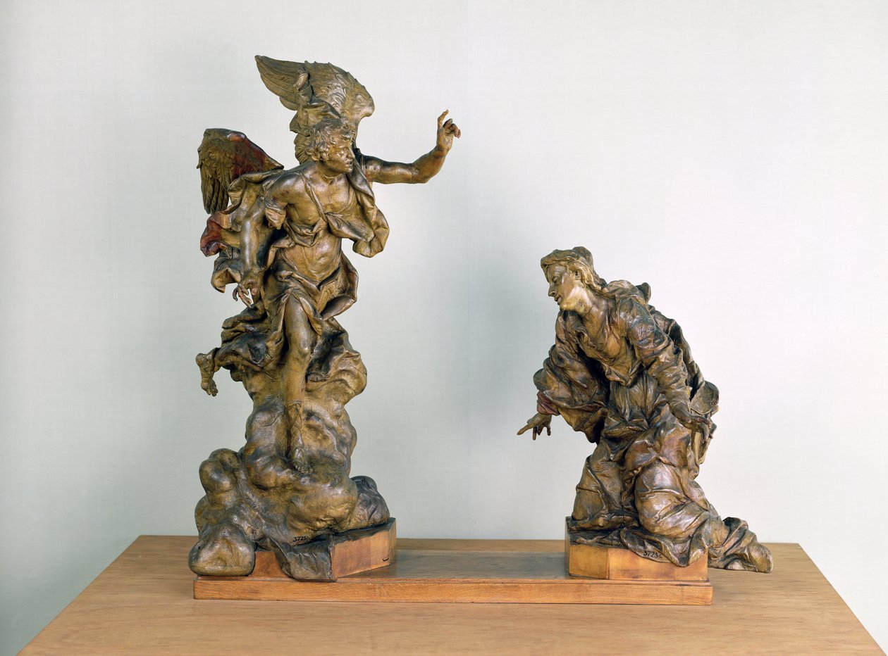 The Annunciation, c.1725 by Ferdinand Maximilian Brokof