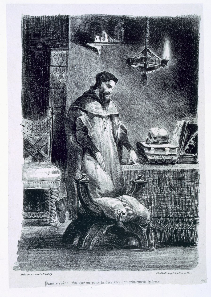 Faust in his Study, from Goethe
