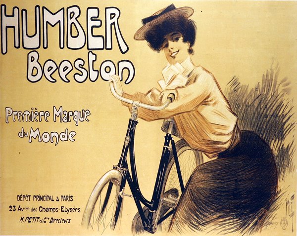 Poster Advertising Humber Beeston Bicycles by Ferdinand  Misti Mifliez