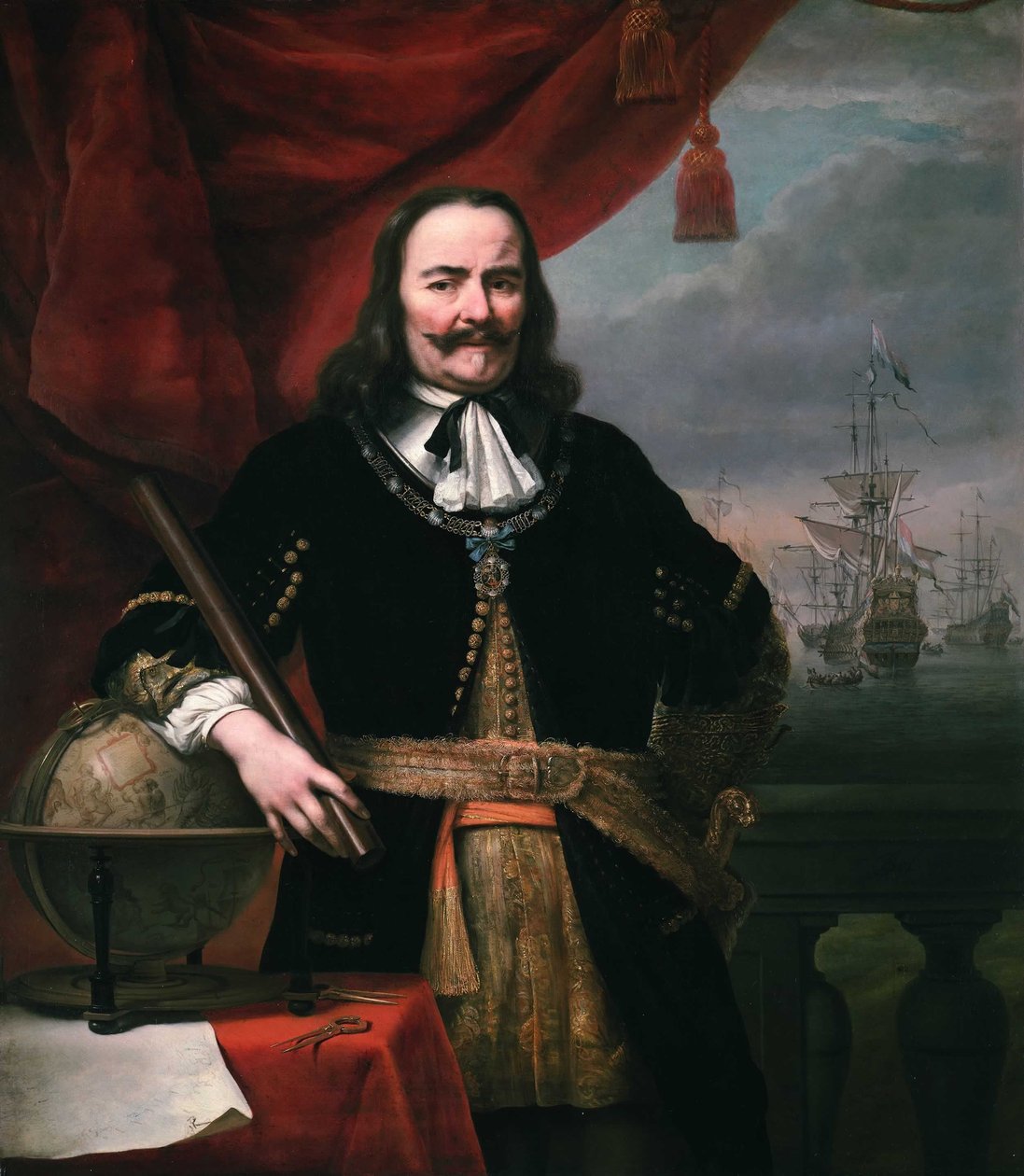 Lieutenant-Admiral Michiel de Ruyter (1607–1676) by Ferdinand Bol