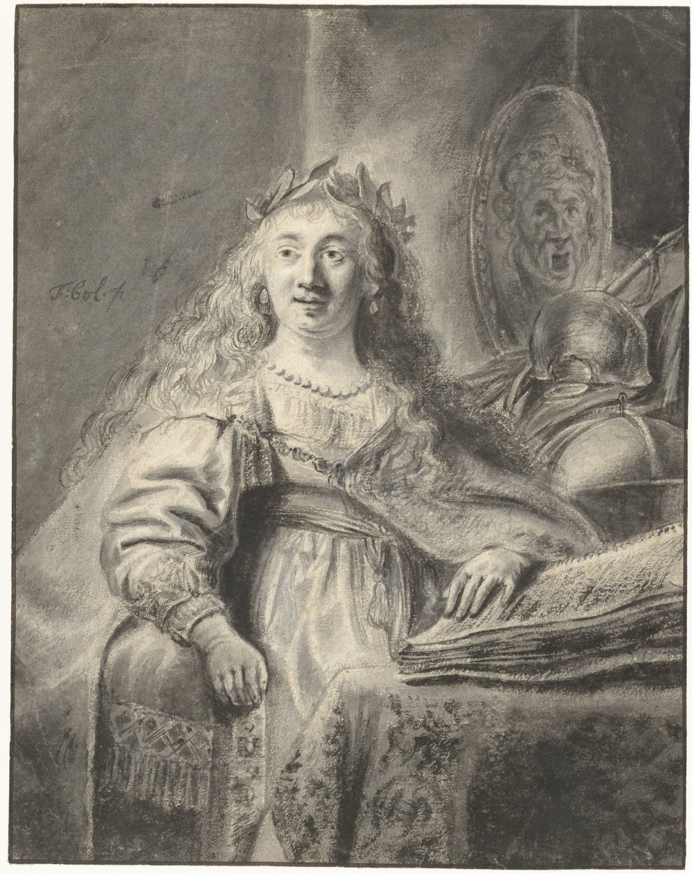 Minerva in her Study by Ferdinand Bol