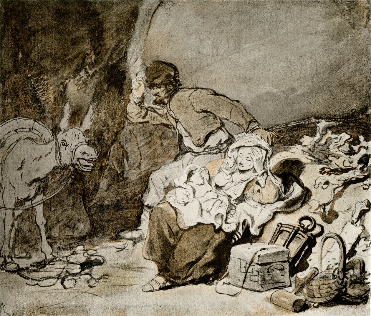 Rest on the Flight to Egypt by Ferdinand Bol