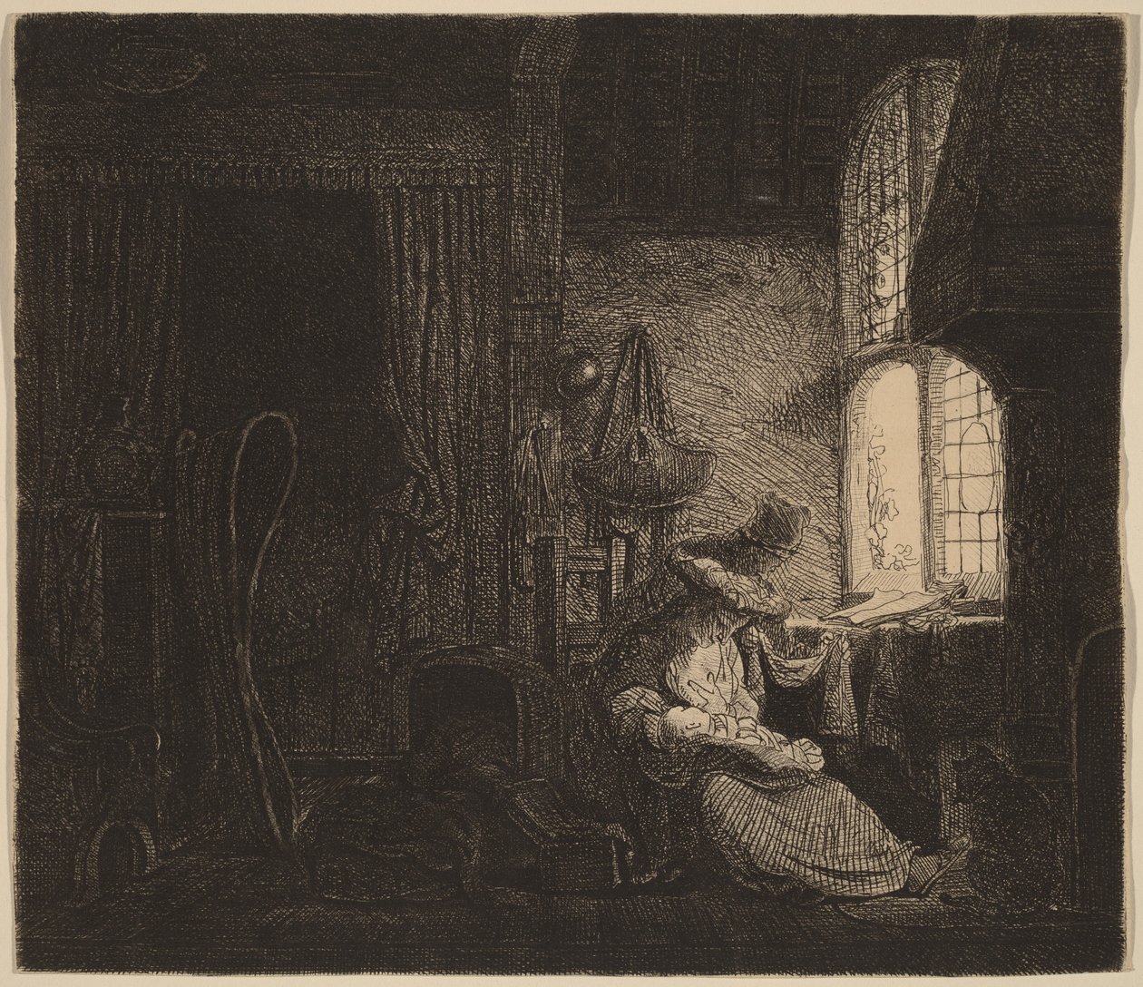 The Family in the Room by Ferdinand Bol