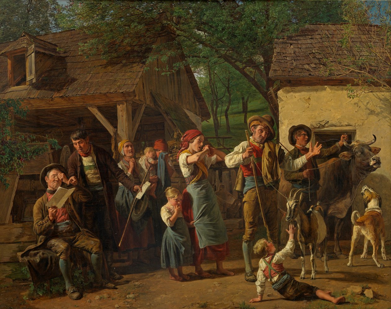 The Seizure by Ferdinand Georg Waldmüller