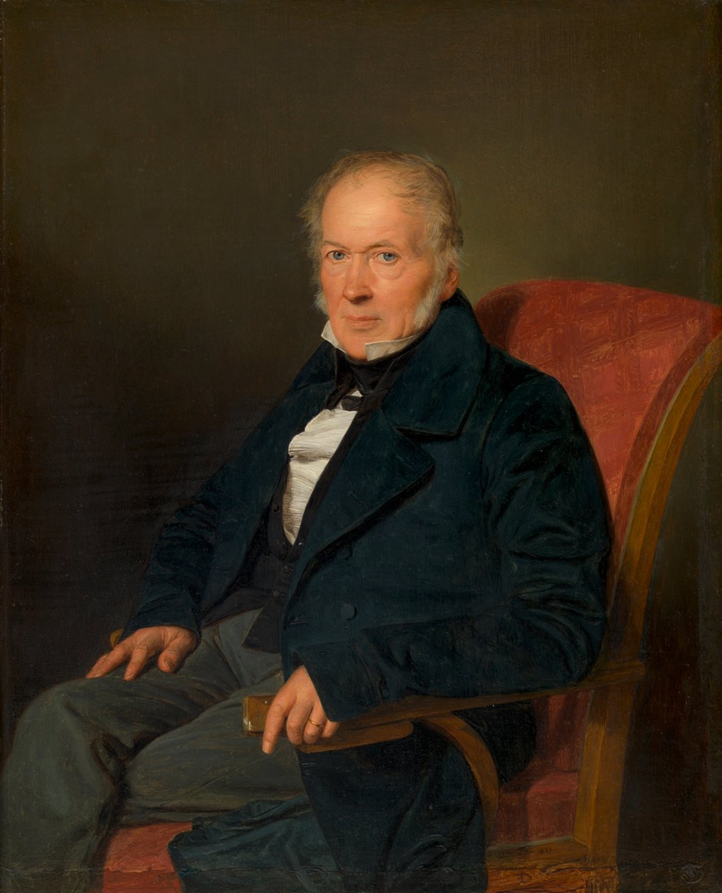 Johann Jakob Schwartz von Mohrenstern (Factory Director and Privateer) by Ferdinand Georg Waldmüller