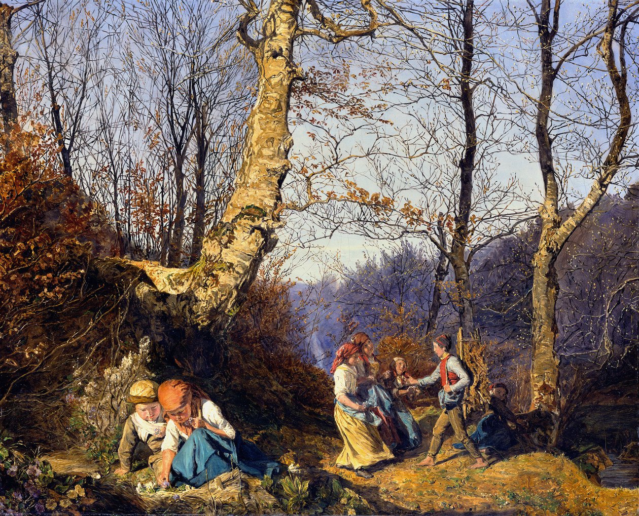 Early Spring in the Vienna Woods by Ferdinand Georg Waldmüller