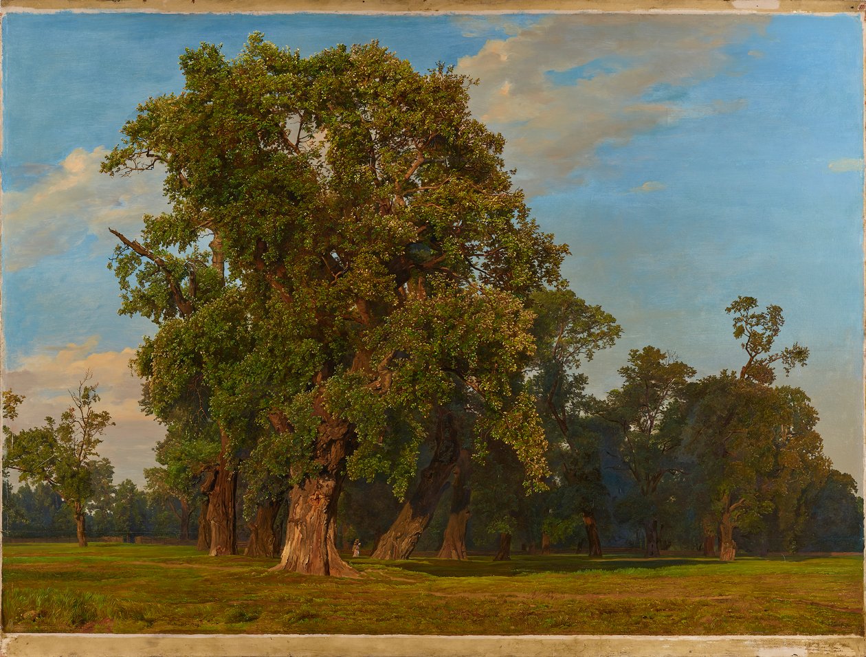 Large Prater Landscape by Ferdinand Georg Waldmuller