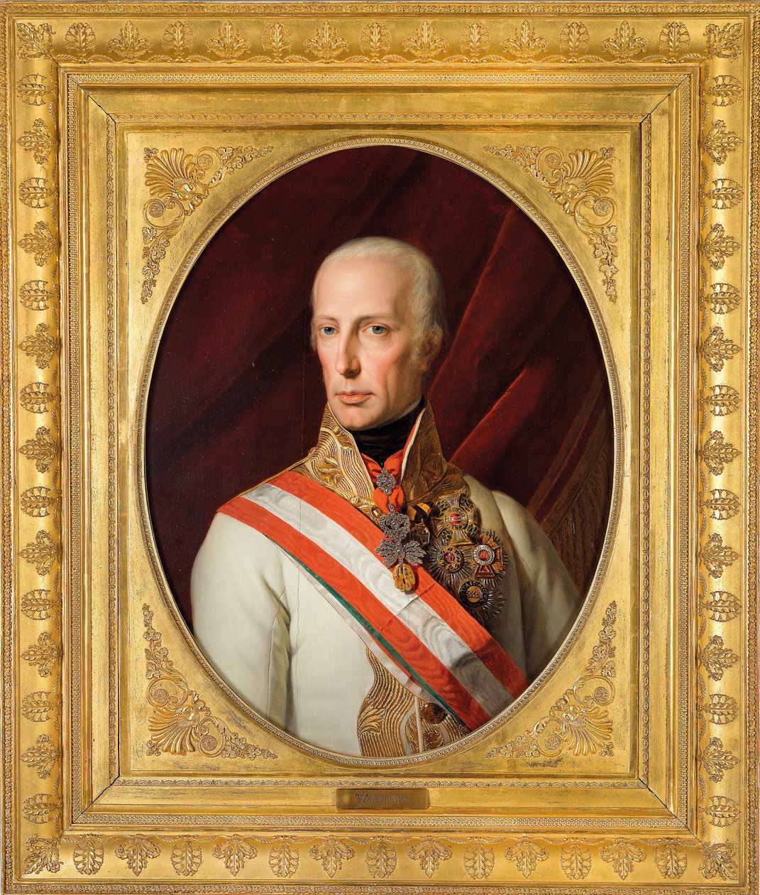 Portrait of Emperor Francis I of Austria by Ferdinand Georg Waldmuller