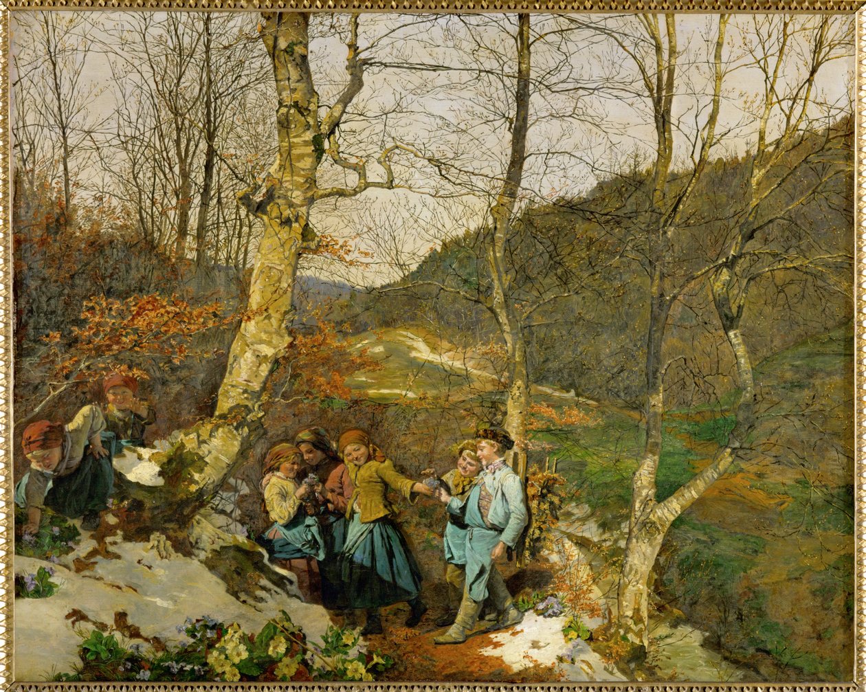 Springtime in the Vienna Woods by Ferdinand Georg Waldmuller