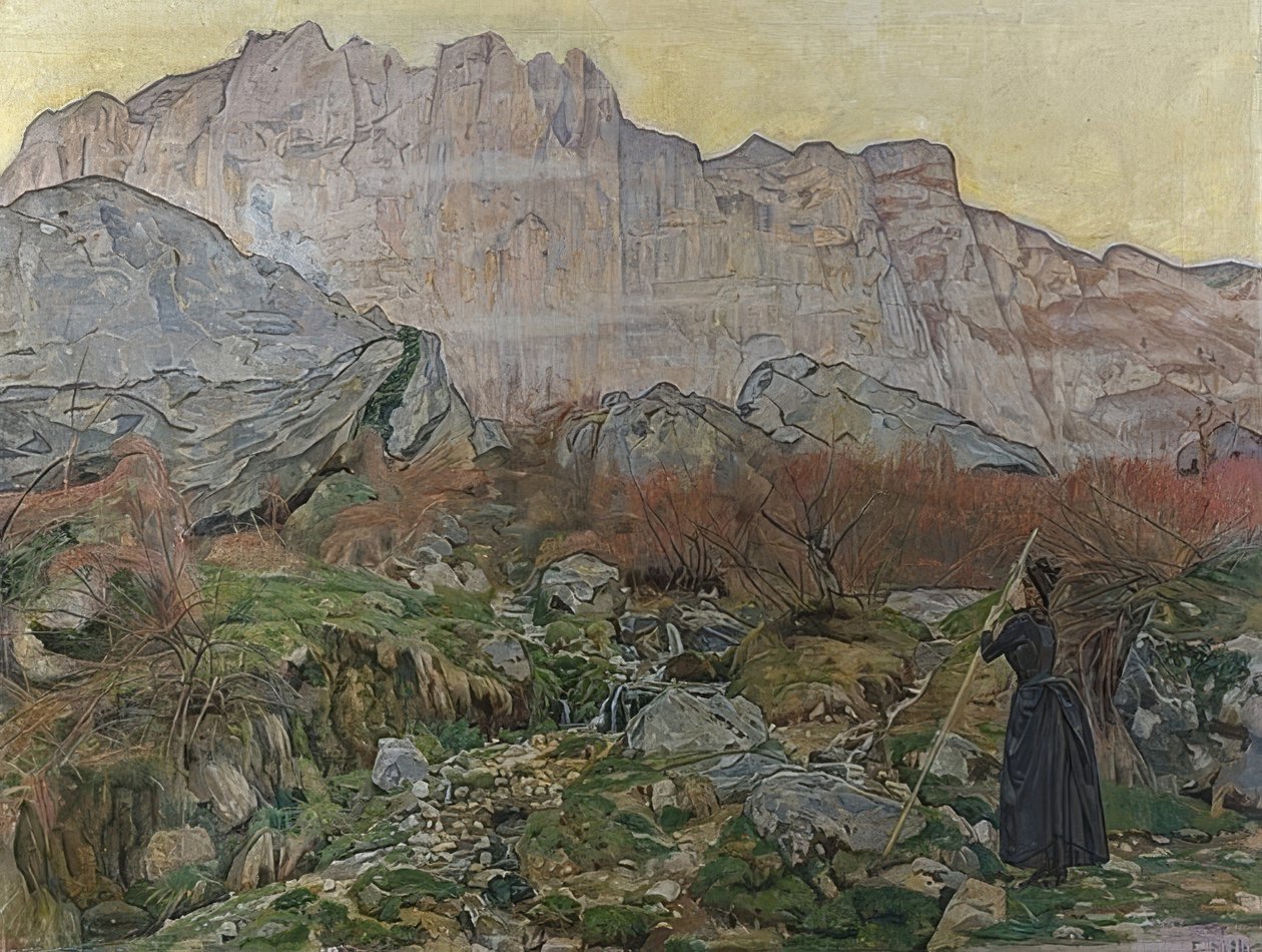 The Vision (Mountain Landscape) by Ferdinand Hodler
