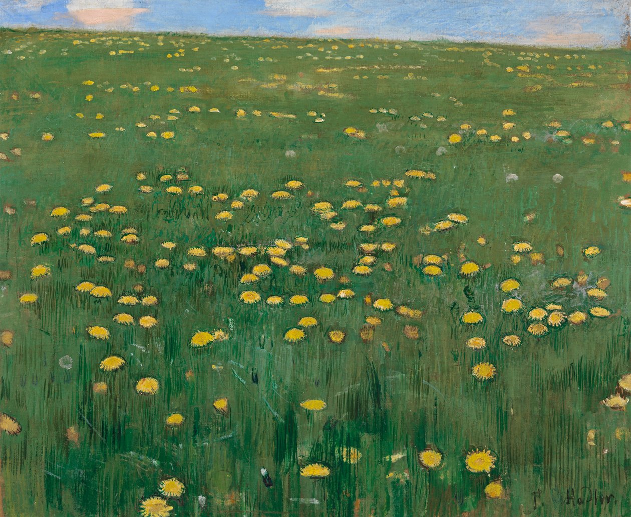 The Flower Meadow, ca 1901 by Ferdinand Hodler