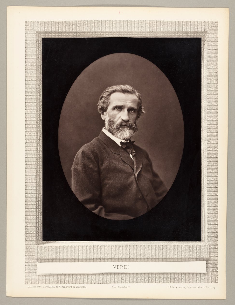 Giuseppe Verdi (Italian composer, 1813-1901) by Ferdinand J. Mulnier