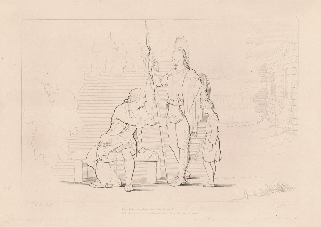 The Little Nurseling, Take Him to Thy Love by Ferdinand Joubert, after George Elgar Hicks