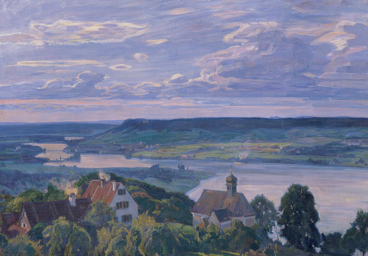 Klingenzell on the Rhine by Ferdinand Kruis