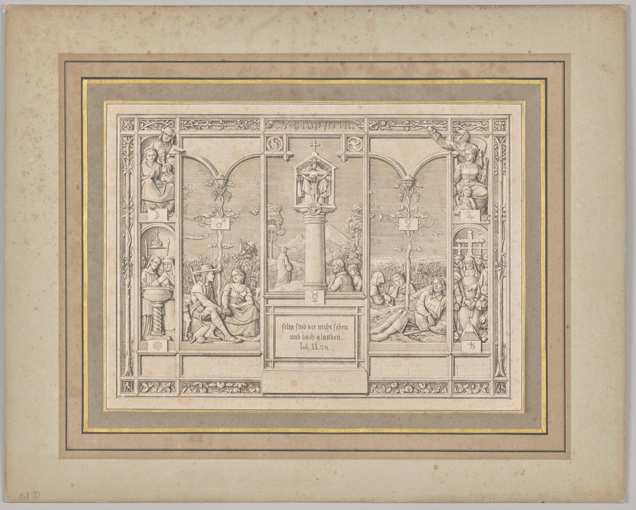 Capstone. John XX, 29 by Ferdinand Olivier